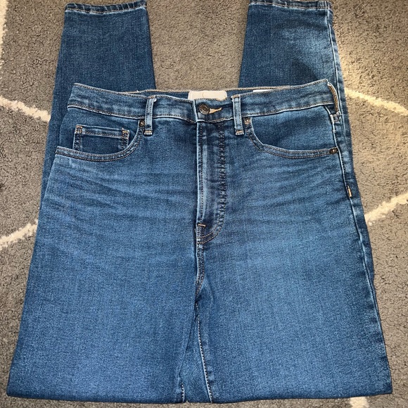 Everlane High Rise Skinny Blue Jeans Size 30 Regular - Picture 6 of 9